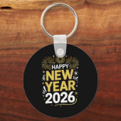 Porte-clés Happy New Year 2026 - New Year's Eve 2026 (Recto)