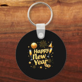 Porte-clés Happy New Year 2026 New Years Eve Party Countdown (Recto)