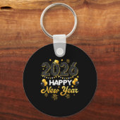 Porte-clés Happy New Year 2026 New Year's Eve Party Countdown (Recto)