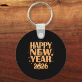 Porte-clés Happy New Year 2026 New Years Eve Party Countdown  (Recto)
