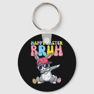 Porte-clés Happy Pâques Bruh Bunny Dab Rabbit Danse Garçons E