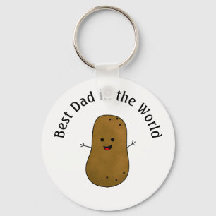 Porte-clés Happy Potato Best Dad In The World