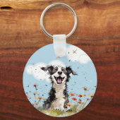 Porte-clés Happy Pup (Recto)