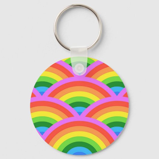 Porte-clés Happy Rainbow (Recto)