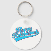 Porte-clés Happy Retirement Blue édition (Verso)