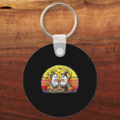 Porte-clés Happy Soky Camng Crew Halloween Campfire  (Recto)