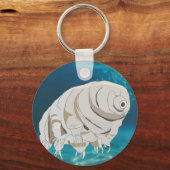 Porte-clés Happy Tardigrade floating under water (Verso)
