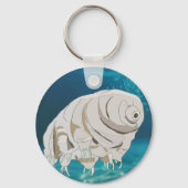 Porte-clés Happy Tardigrade floating under water (Verso)