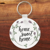 Porte-clés Happy to Bee Home Mots I | Maison Sweet Home (Recto)