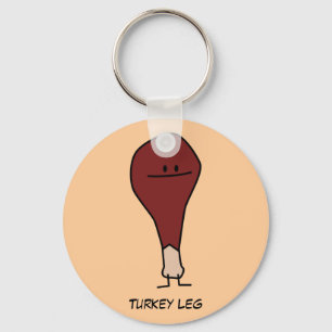 Porte-clés Happy Turkey Leg Drumstick protein bird