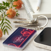 Porte-clés Happy Valentine's Day (Devant droit)