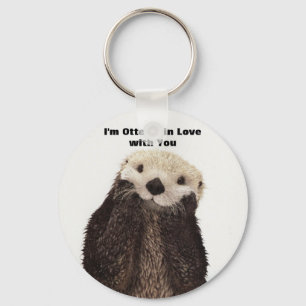 Porte-clés Happy Valentines Day Funny Otter