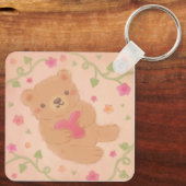 Porte-clés Happy Valentine's Day with Teddy Bear (Verso)