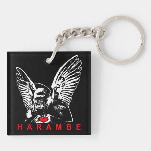Porte-clés Harambe (Dos)