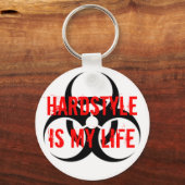 Porte-clés HARDSTYLE est ma vie (Recto)