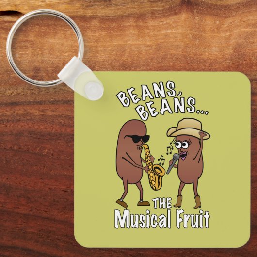 Porte-clés Haricots, haricots - Le Fruit Musical (Recto)