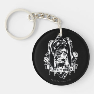 Porte-clés Harley Quinn Badge