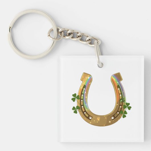 Porte-clés Harpe Et Trèfles (Devant)