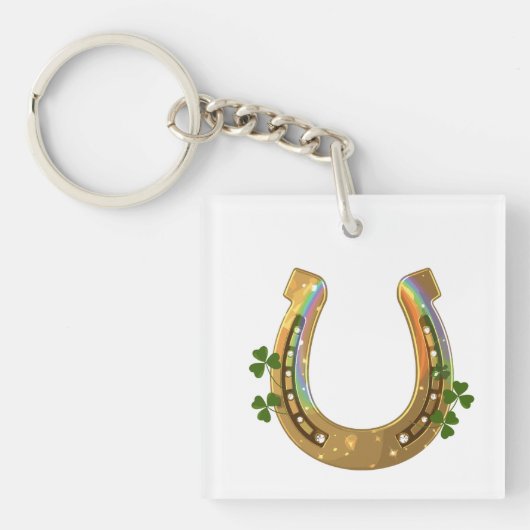 Porte-clés Harpe Et Trèfles (Devant)