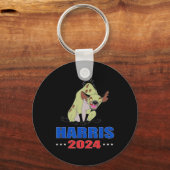 Porte-clés Harris 2024 Funny Hyena (Recto)