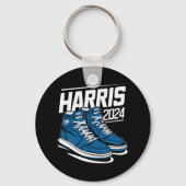 Porte-clés Harris 24 Vote Président Kamala Baskets d'élection (Recto)