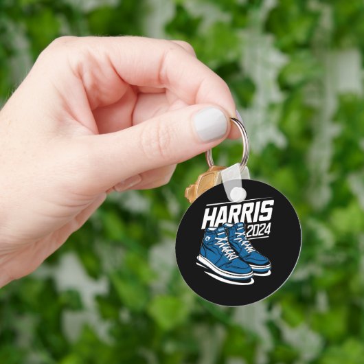 Porte-clés Harris 24 Vote Président Kamala Baskets d'élection (main)