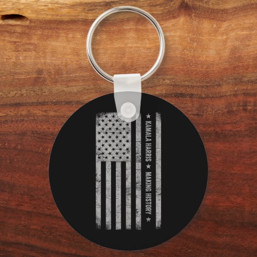 Porte-clés Harris Rendre l'Histoire Grunding Distressed Ameri (Recto)