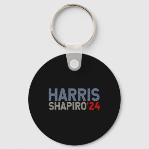 Porte-clés Harris-shapiro-2024 Président Élection Hommes Femm