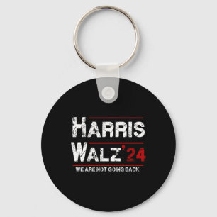 Porte-clés Harris Tim Walz 2024 Nous Ne Revenons Pas Élection