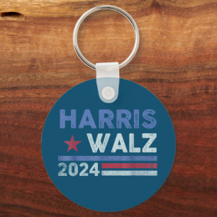 Porte-clés Harris Waltz 2024 Election Kamala Harris Navy Blue