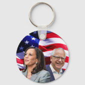 Porte-clés Harris Waltz 2024 - Kamala Harris Tim Waltz (Recto)