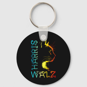 Porte-clés Harris Waltz 2024 Kamala Wheimer Drôle Dame de Cha