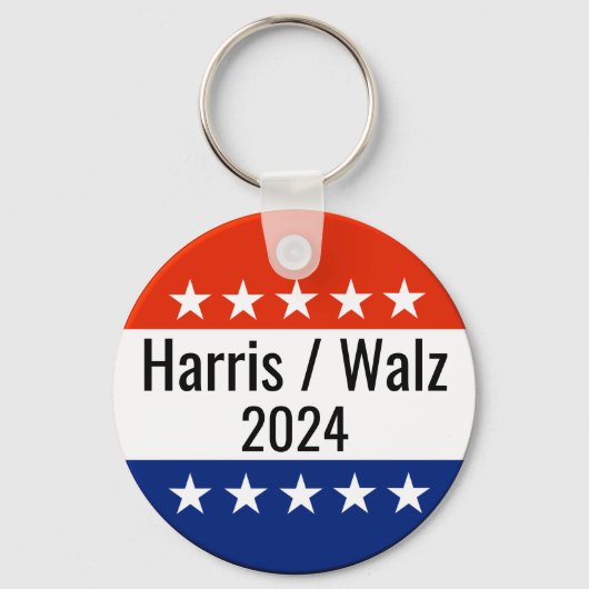 Porte-clés Harris Walz Élection 2024 (Recto)