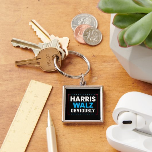 Porte-clés Harris Walz Évidemment (Bureau)
