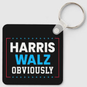Porte-clés Harris Walz Évidemment (Dos)