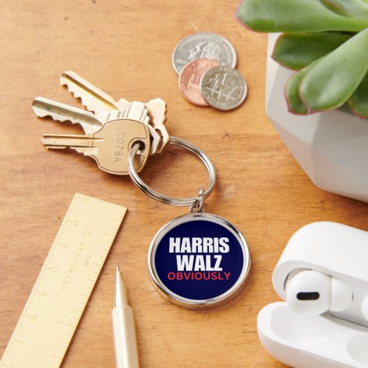 Porte-clés Harris Walz ÉVIDEMMENT | Harris Walz 2024 Évidemme (Bureau)