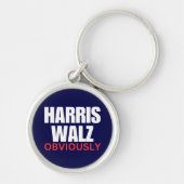 Porte-clés Harris Walz ÉVIDEMMENT | Harris Walz 2024 Évidemme (Devant)