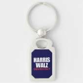 Porte-clés Harris Walz ÉVIDEMMENT | Harris Walz 2024 Évidemme (Devant)
