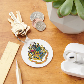 Porte-clés Harry Potter | Blason de Poudlard - Couleurs compl