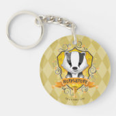 Porte-clés Harry Potter | Charme HUFFLEPUFF™ Crest (Devant)