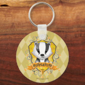 Porte-clés Harry Potter | Charme HUFFLEPUFF™ Crest (Recto)