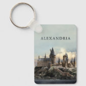 Porte-clés Harry Potter | Château de Poudlard de jour (Recto)