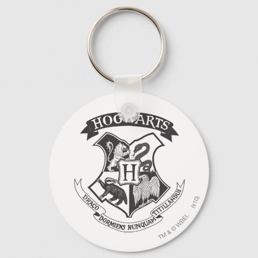 Porte-clés Harry Potter | Cimier de Poudlard rétro (Recto)