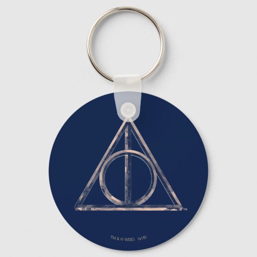 Porte-clés Harry Potter | Deathly Hallows Watercolor (Recto)