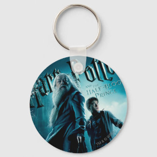 Porte-clés Harry Potter et Dumbledore sur des rochers 1