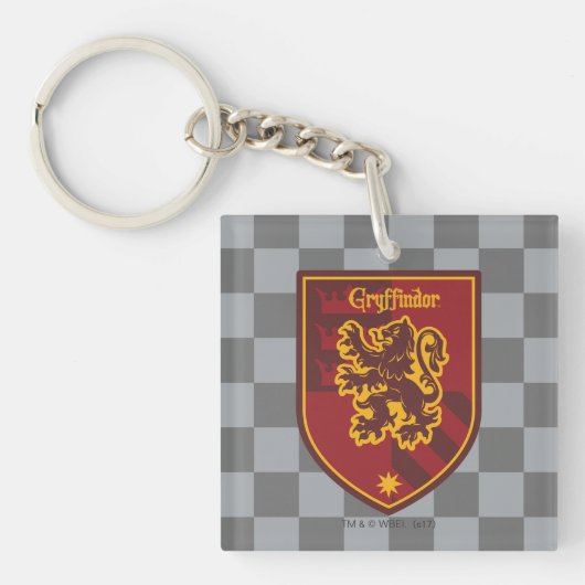 Porte-clés Harry Potter | Gryffindor House Pride Crest (Devant)