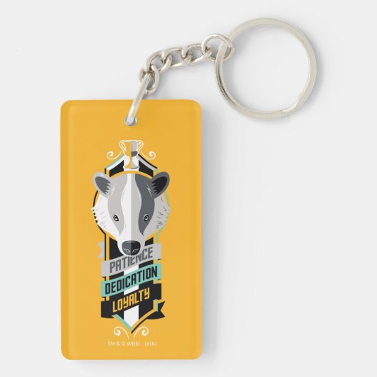 Porte-clés Harry Potter| HUFFLEPUFF™ House Traits Sigil (Dos)