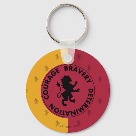 Porte-clés Harry Potter | Traits de la maison GRYFFINDOR™ Gra (Recto)
