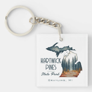 Porte-clés Hartwick Pines State Park Souvenir Cadeau