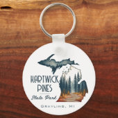 Porte-clés Hartwick Pines State Park Souvenir Cadeau (Recto)